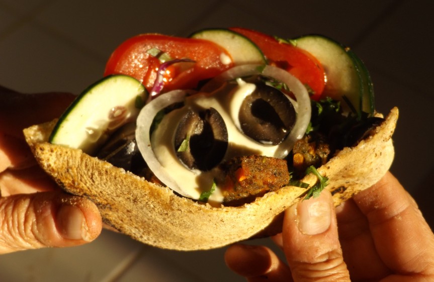 Sourdough Lebanese Pita Pockets Deliciously Vegan